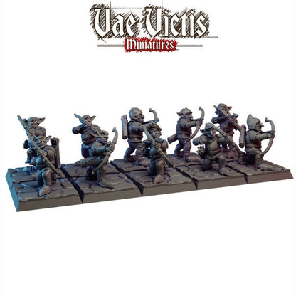 Modular Goblin Warriors, Bits and Weapon Conversions Fantasy by Vae Victis, perfect for Fantasy Wargames and Tabletop RPGs.
