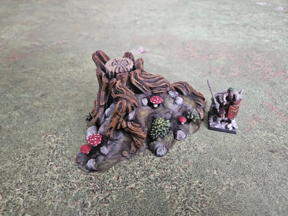 Pro Painted Woodland Terrain Fallen Trees Scatter Fantasy set, Tabletop Scenery  for most Fantasy Wargames and Tabletop RPGs