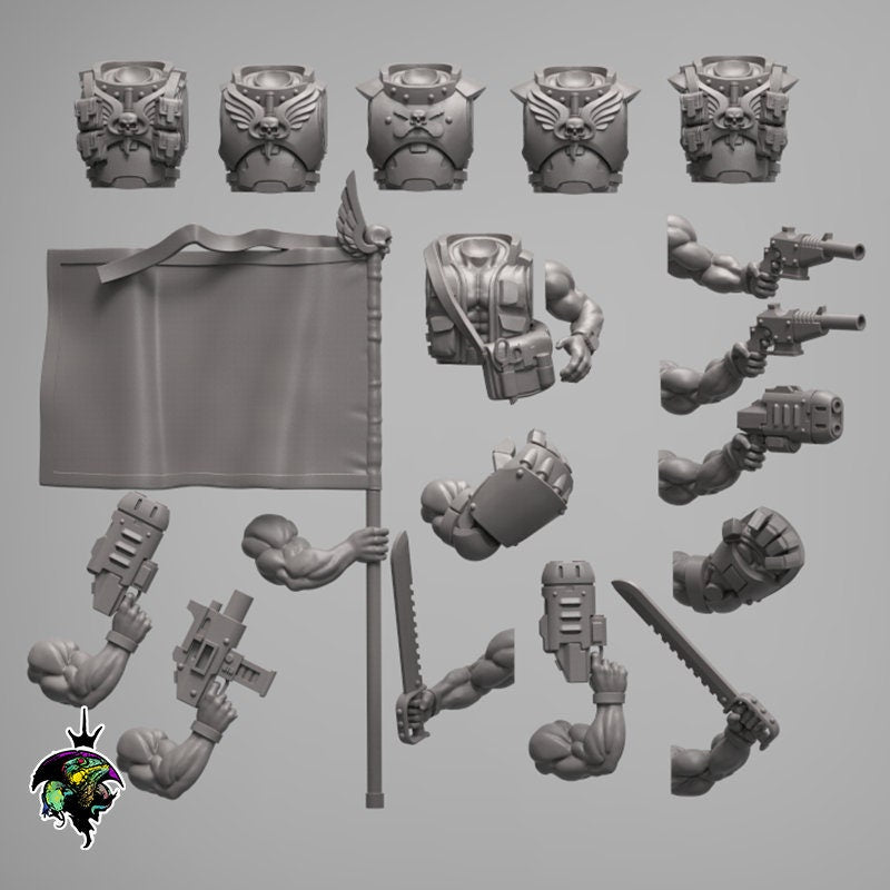 Spacenam Command set, Modular Jungle Fighters Bits by Reptilian Overlords