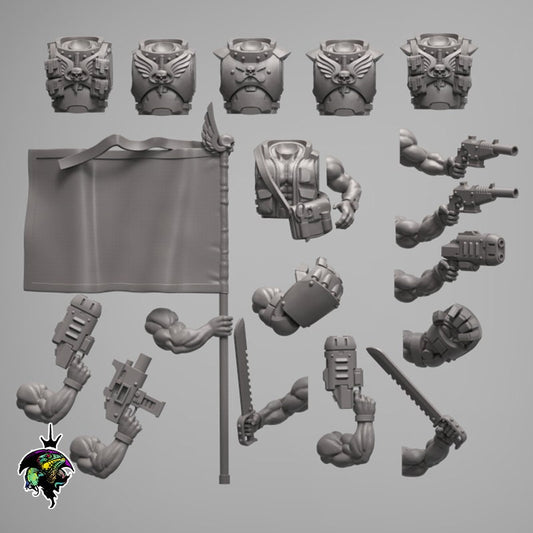 Spacenam Command set, Modular Jungle Fighters Bits by Reptilian Overlords