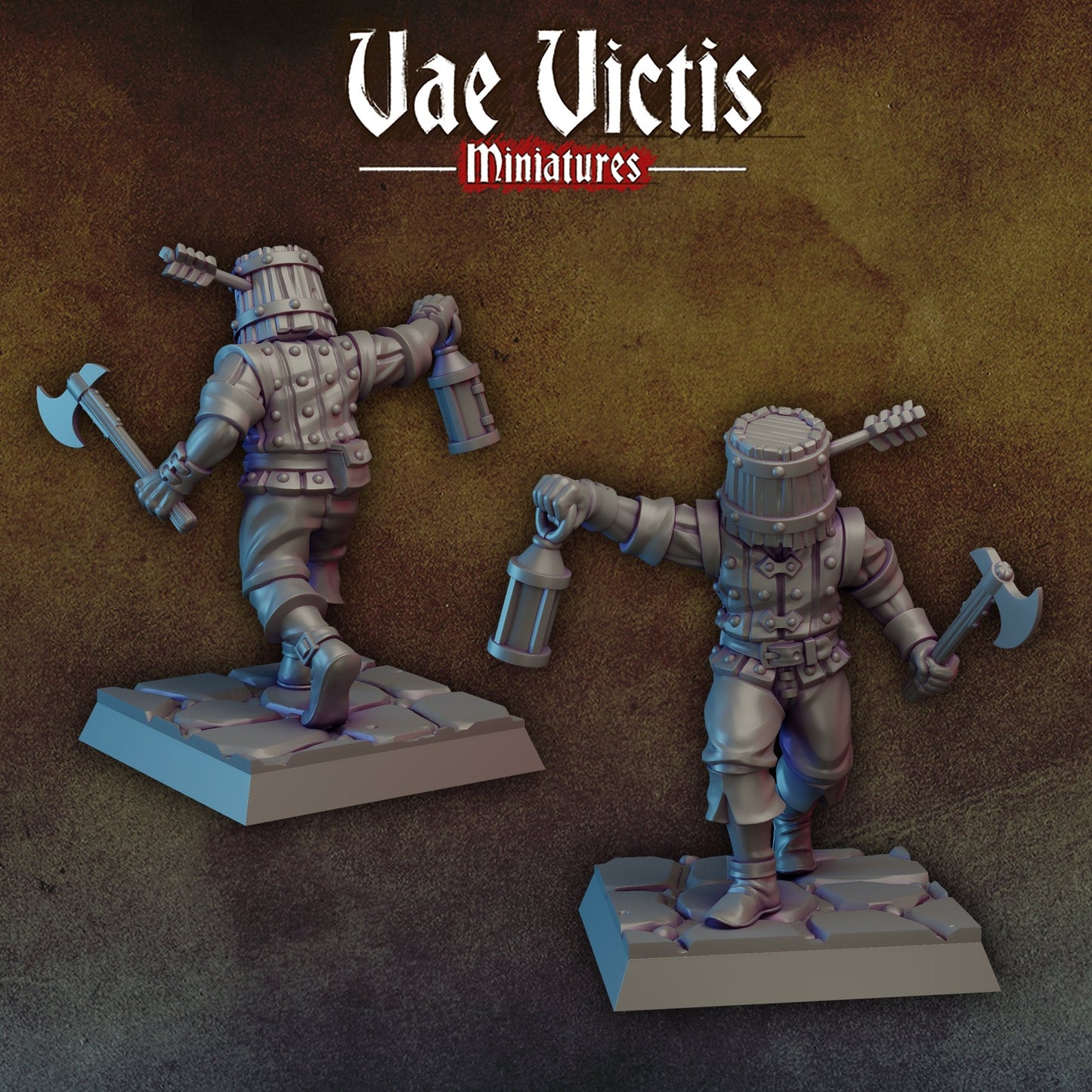 Modular Mercenary Handgunner Miniatures, Bits and Weapon Conversions Fantasy by Vae Victis, perfect for Fantasy tabletop Wargames