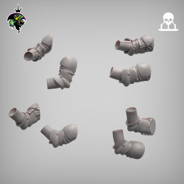 Modular Mercenary Bits, Weapon packs, Heads, Torsos and Legs. Fantasy Miniatures by Reptilian Overlords, perfect for Fantasy Wargames