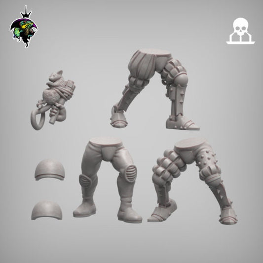 Modular Mercenary Sci-Fi Feudal House Proxy, sci-fi Miniatures by Reptilian Overlords, perfect for Sci-Fi Wargames