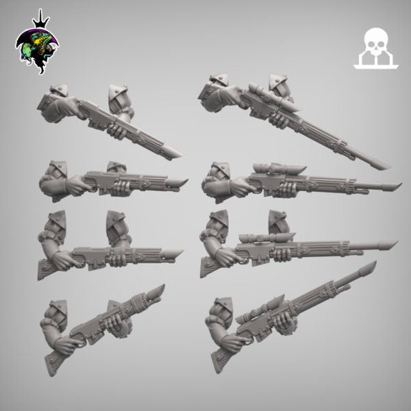 Modular Mercenary Sci-Fi Feudal House Proxy, sci-fi Miniatures by Reptilian Overlords, perfect for Sci-Fi Wargames