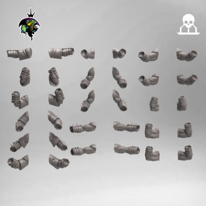 Modular Flagellants, Warrior Priests and Zealots, Witch Hunter Warband. Fantasy Miniatures by Reptilian Overlords, perfect for Wargames