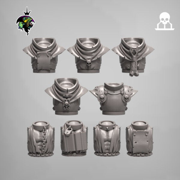 Modular Flagellants, Warrior Priests and Zealots, Witch Hunter Warband. Fantasy Miniatures by Reptilian Overlords, perfect for Wargames