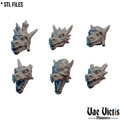 Modular Kobold Warriors, Bits and Weapon Conversions Fantasy by Vae Victis, perfect for Fantasy Wargames and Tabletop RPGs