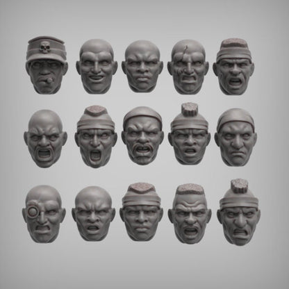 Spacenam 2.0, Sci-Fi Jungle fighter Miniatures by Reptilian Overlords, infantry regiment for Wargaming