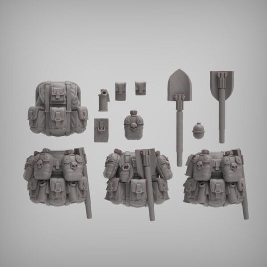 Spacenam 1.0, Sci-Fi Jungle Fighter Miniatures by Reptilian Overlords, Guard infantry regiment