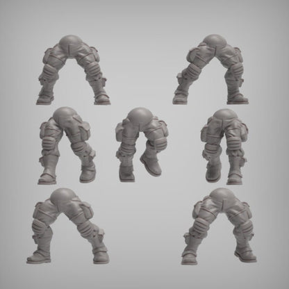 Spacenam 1.0, Sci-Fi Jungle Fighter Miniatures by Reptilian Overlords, Guard infantry regiment
