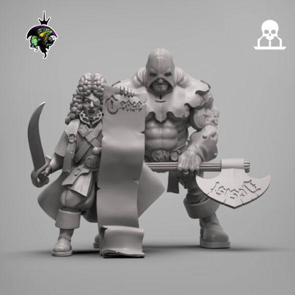 Ghoulrich & Wurstshire by Reptilian Overlords, Fantasy Wargames Empire Judge and Executioner, Fantasy Wargames Empire Characters