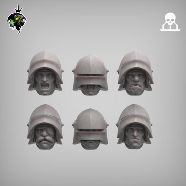 Modular Mercenary Bits, Weapon packs, Heads, Torsos and Legs. Fantasy Miniatures by Reptilian Overlords, perfect for Fantasy Wargames