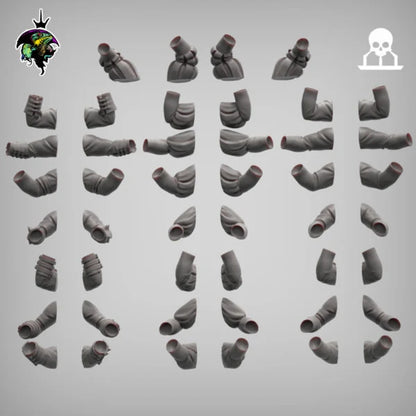 Modular Mercenary Bits, Weapon packs, Heads, Torsos and Legs. Fantasy Miniatures by Reptilian Overlords, Fantasy Wargames and Tabletop RPGs