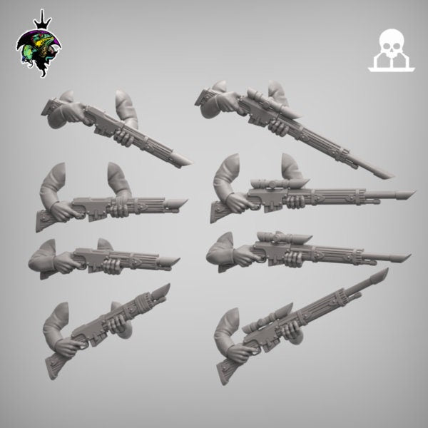 Modular Mercenary Sci-Fi Feudal House Proxy, sci-fi Miniatures by Reptilian Overlords, perfect for Sci-Fi Wargames