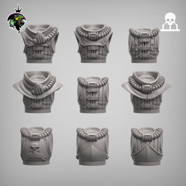 Modular Mercenary Sci-Fi Feudal House Proxy, sci-fi Miniatures by Reptilian Overlords, perfect for Sci-Fi Wargames