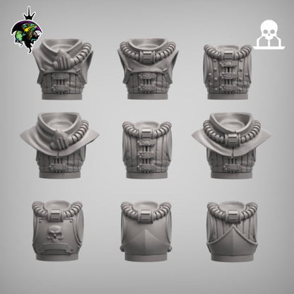 Modular Mercenary Sci-Fi Feudal House Proxy, sci-fi Miniatures by Reptilian Overlords, perfect for Sci-Fi Wargames