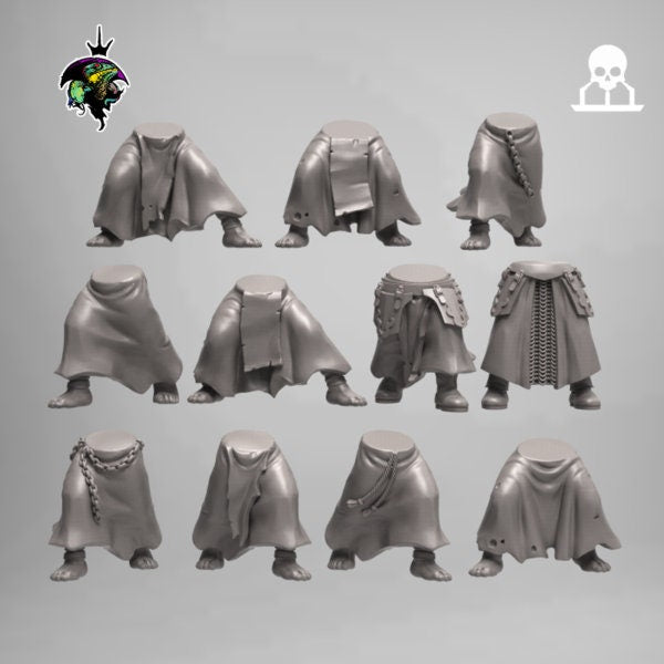 Modular Flagellants, Warrior Priests and Zealots, Witch Hunter Warband. Fantasy Miniatures by Reptilian Overlords, perfect for Wargames