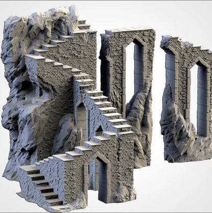 Dwarven Mines Txarli Factory Dwarven Holds modular Terrain Set, Perfect for Tabletop Wargames