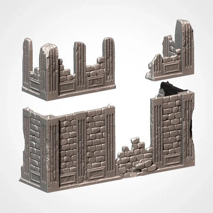 City Ruins GW Txarli Factory Imperial Building modular Cityscape Set, Perfect for Tabletop Wargames