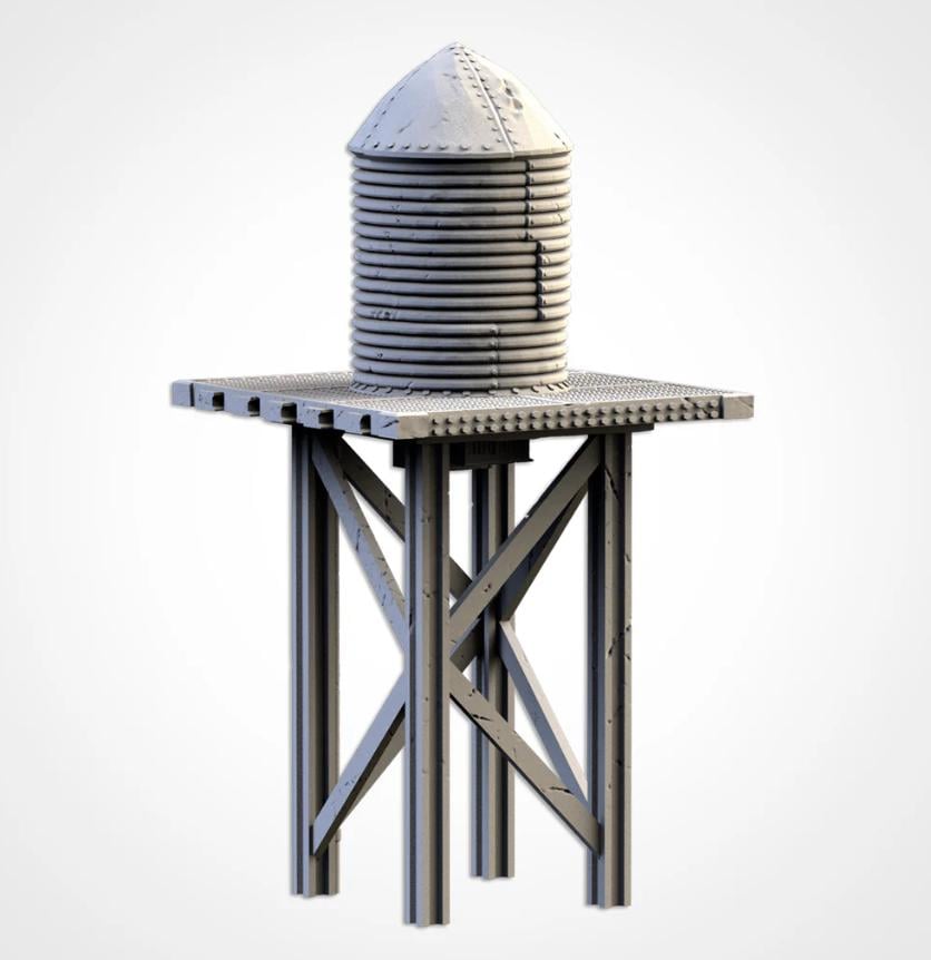 Modular Silos and Storage Tanks Ork Txarli Factory Imperial Building modular Cityscape Set, Perfect for Tabletop Wargames