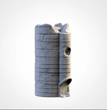 Modular Silos and Storage Tanks Ork Txarli Factory Imperial Building modular Cityscape Set, Perfect for Tabletop Wargames