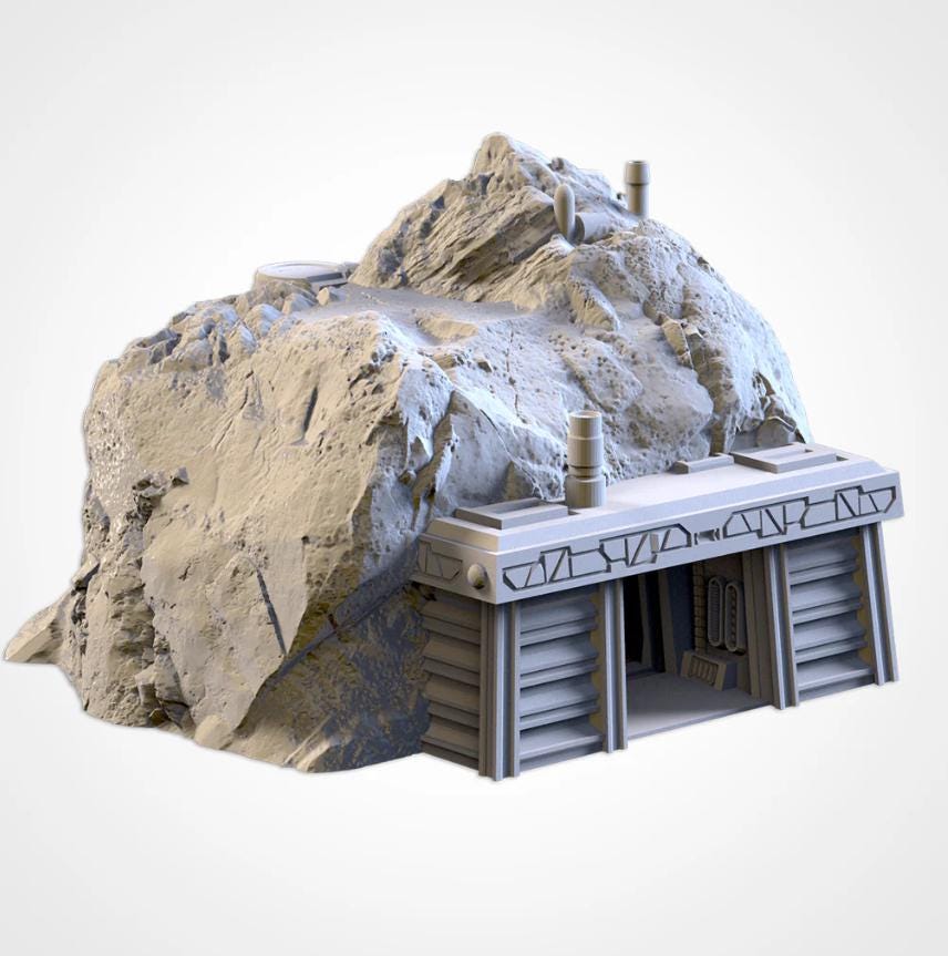 Modular Defense Bunkers Txarli Factory Imperial Building modular Cityscape Set, Perfect for Tabletop Wargames