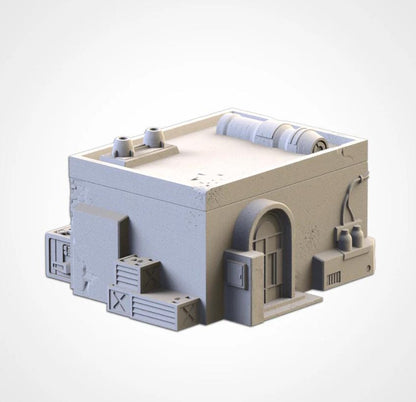 Sci-Fi Desert City Txarli Factory Imperial Building modular Cityscape Set, Perfect for Tabletop Wargames