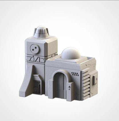 Sci-Fi Desert City Txarli Factory Imperial Building modular Cityscape Set, Perfect for Tabletop Wargames