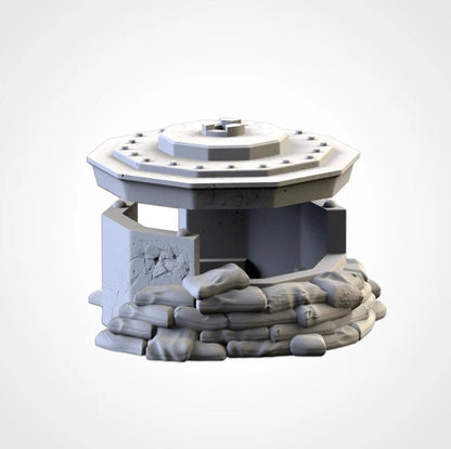 WAR BUNKERS Txarli Factory Imperial Building modular Cityscape Set, Perfect for Tabletop Wargames