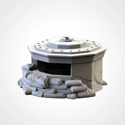 WAR BUNKERS Txarli Factory Imperial Building modular Cityscape Set, Perfect for Tabletop Wargames