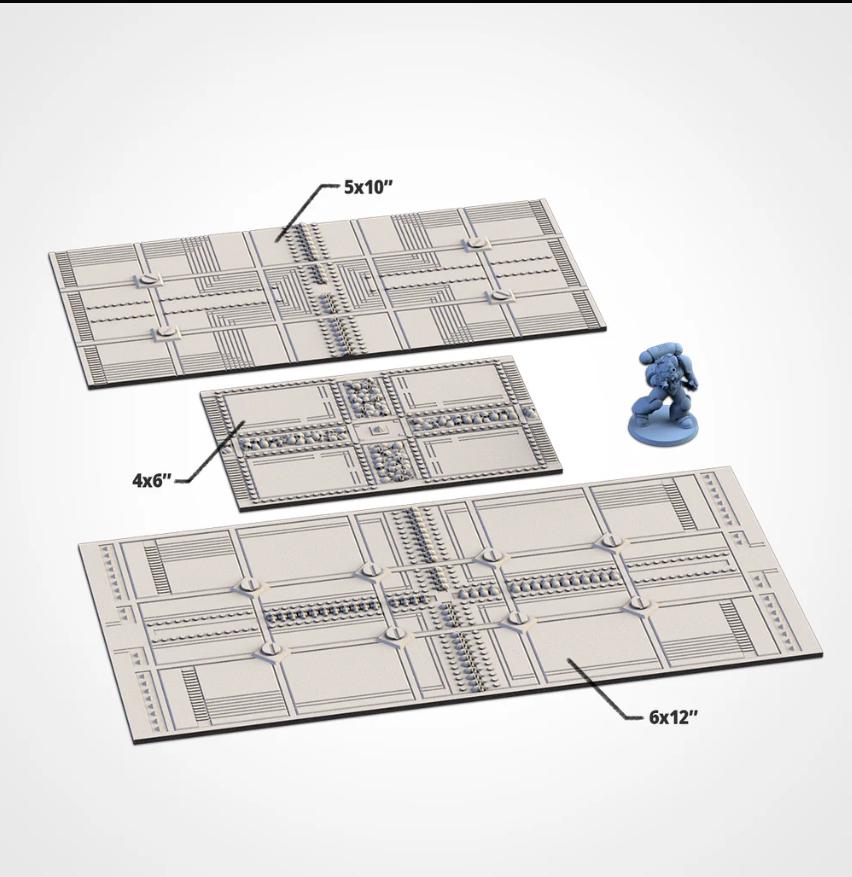 Modular CATHEDRAL RUINS Txarli Factory Imperial Building Terrain Cityscape Set, Perfect for Tabletop Wargames