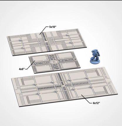 Modular CATHEDRAL RUINS Txarli Factory Imperial Building Terrain Cityscape Set, Perfect for Tabletop Wargames