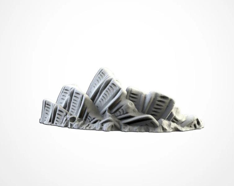 Modular ALIEN TERRAIN Txarli Factory Infected Tyranid Building Terrain Cityscape Set, Perfect for Tabletop Wargames