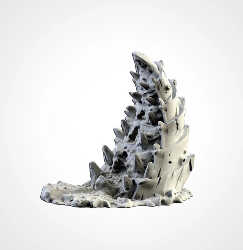 Modular ALIEN TERRAIN Txarli Factory Infected Tyranid Building Terrain Cityscape Set, Perfect for Tabletop Wargames