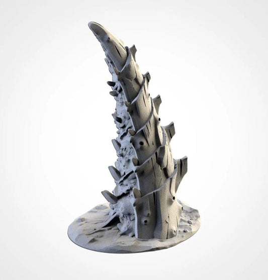 Modular ALIEN TERRAIN Txarli Factory Infected Tyranid Building Terrain Cityscape Set, Perfect for Tabletop Wargames