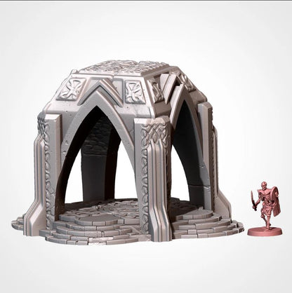 Dwarven Constructs Txarli Factory Dwarven Holds 5-part Terrain Set, Perfect for Tabletop Wargames