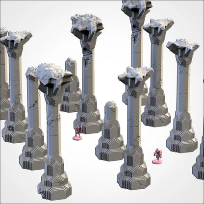 Dwarven Mines Txarli Factory Dwarven Holds modular Terrain Set, Perfect for Tabletop Wargames