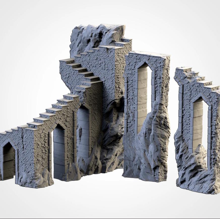 Dwarven Mines Txarli Factory Dwarven Holds modular Terrain Set, Perfect for Tabletop Wargames
