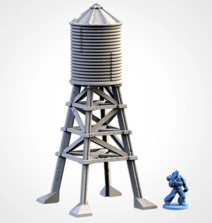 Modular Silos and Storage Tanks Ork Txarli Factory Imperial Building modular Cityscape Set, Perfect for Tabletop Wargames