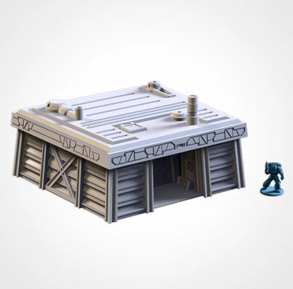 Modular Defense Bunkers Txarli Factory Imperial Building modular Cityscape Set, Perfect for Tabletop Wargames