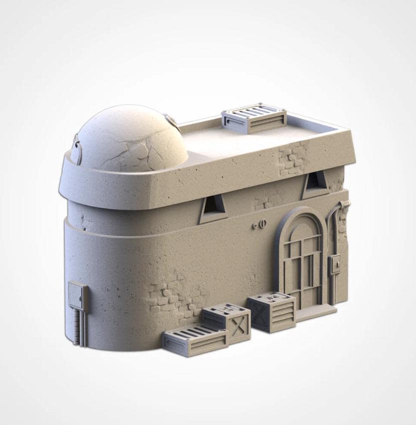 Sci-Fi Desert City Txarli Factory Imperial Building modular Cityscape Set, Perfect for Tabletop Wargames