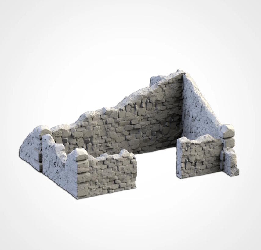 Modular ABANDONED TOWN Txarli Factory Terrain Cityscape Set, Perfect for Tabletop Wargames