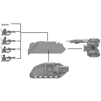 Moleman Breaching Drill, Sci-Fi Wargames Vehicle by ThatEvilOne