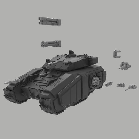 Heck Ghost Enforcer MBT, Modular Sci-Fi Vehicle by ThatEvilOne, Sci-Fi Wargames Proxy, Imperial Auxilia  Super Heavy Tank