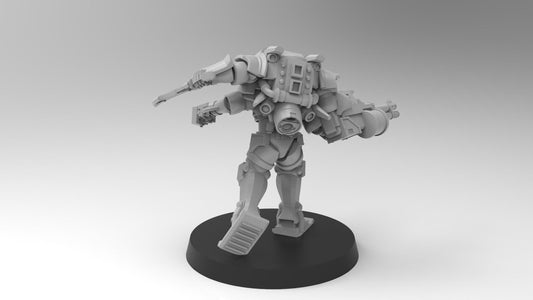 Perfect Sons Oblit-Reavers, Monopose Sci-Fi warriors by ThatEvilOne, Sci-Fi Wargames Proxy