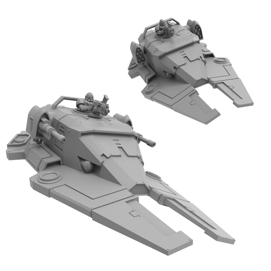 Perfect Sons Pilum Attack Speeder, Monopose Sci-Fi warriors by ThatEvilOne, Sci-Fi Wargames Proxy