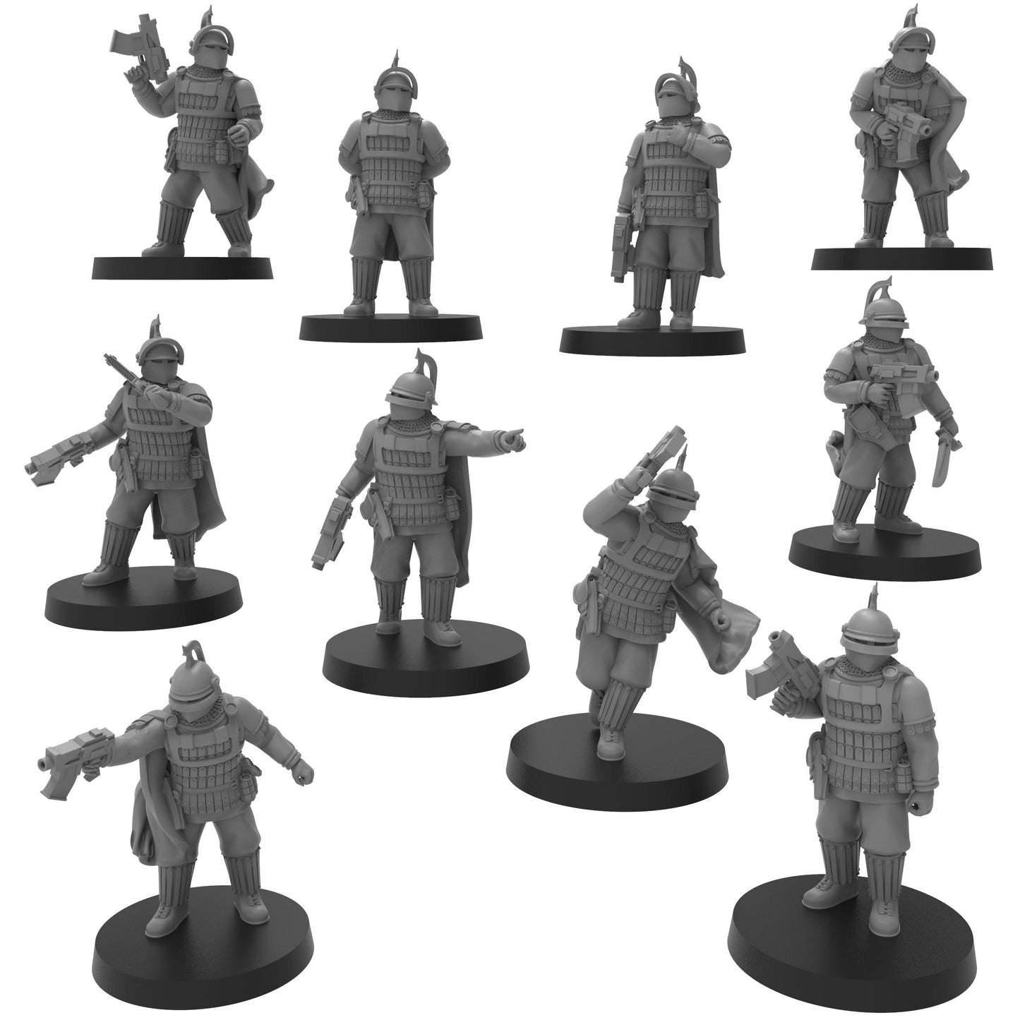 Foederatii Discipline Masters, Imperial Guard, monopose Sci-Fi warriors by ThatEvilOne, Sci-Fi WargamesGuard Proxy