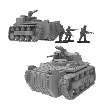 Foederatii Assault Boat Heavy Transport, Imperial Guard, moultipart Sci-Fi warriors by ThatEvilOne, Sci-Fi Wargames Guard Proxy