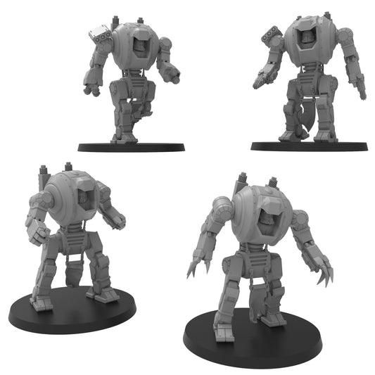Palatinii Proto-Ironclad Dreadnoughts, Imperial Guard, monopose Sci-Fi warriors by ThatEvilOne, Sci-fi Wargames Guard Proxy