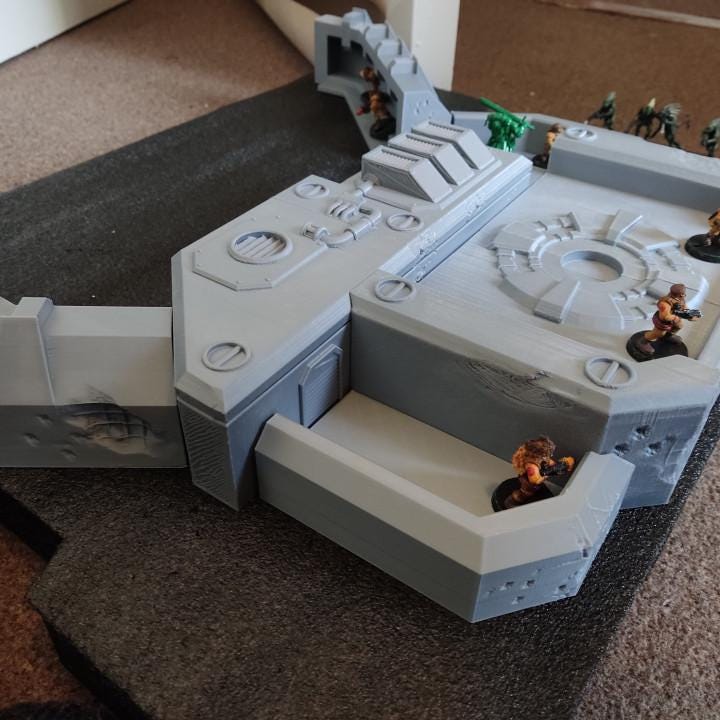 TEO Terrains - Fortress of Doubt, Imperial Guard, multipart modular Sci-Fi terrain by ThatEvilOne, Sci-Fi Wargames Imperial Guard Proxy